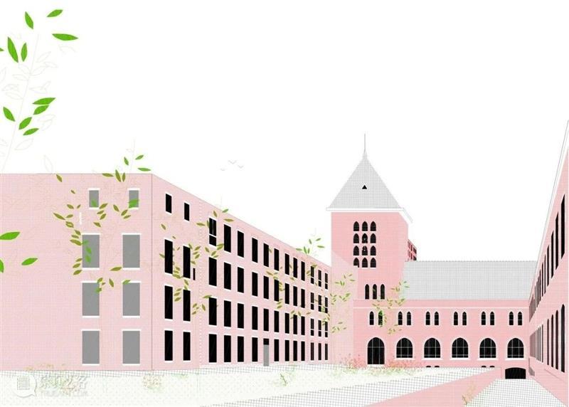 比利时修道院 Wivina / De Vylder Vinck Taillieu + jo taillieu 比利时修道院 轴测图 Filip 修道院 历史 建筑 十字形 空间 十字 示意图 崇真艺客
