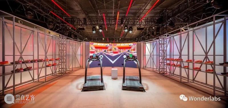 互动装置 | Nike体验馆,融合3D建模技术,还原上海马拉松路线街景 崇真艺客