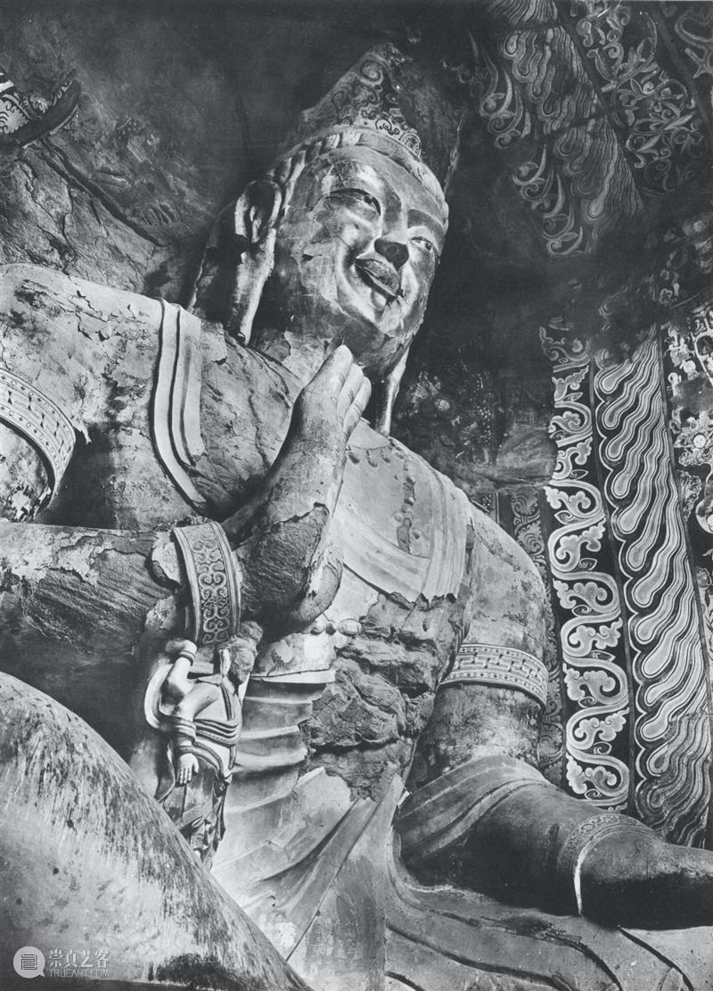四十年代水野版云冈图集：第十三窟 野版 云冈图集 外壁 云冈石窟 山西省 大同市西 武周山南 东西 大小 洞窟 崇真艺客