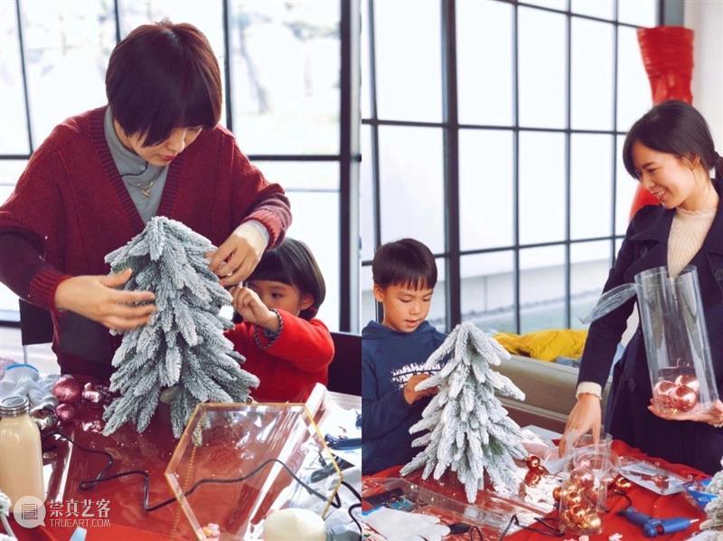 圣诞树亲子workshop同步招募中~ 圣诞树 亲子 workshop 北方 圣诞老人 白雪 夜晚 人们 礼物 瞬间 崇真艺客