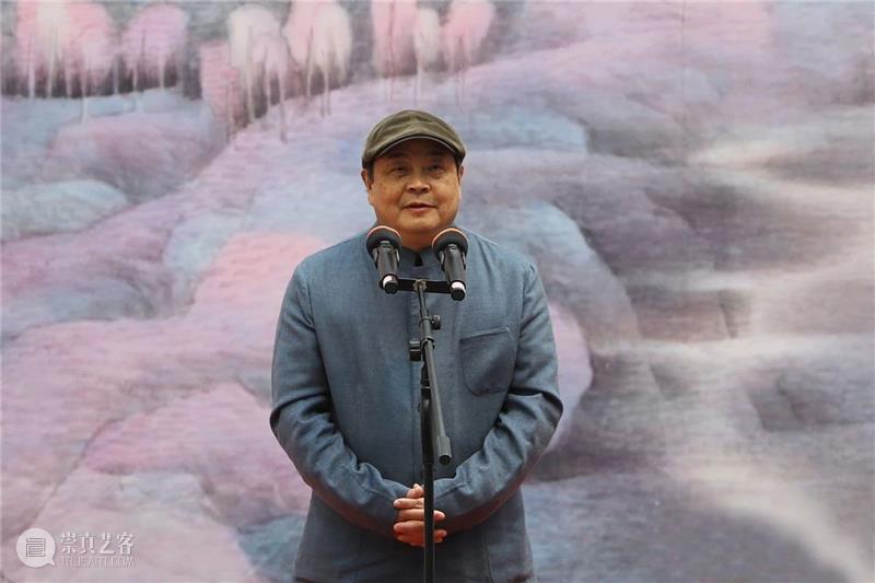 镇海籍画家乐震文个人画展在宁波美术馆开展 镇海 画家 乐震文 个人 画展 宁波美术馆 开幕式 现场 全国佛教协会 副会长 崇真艺客