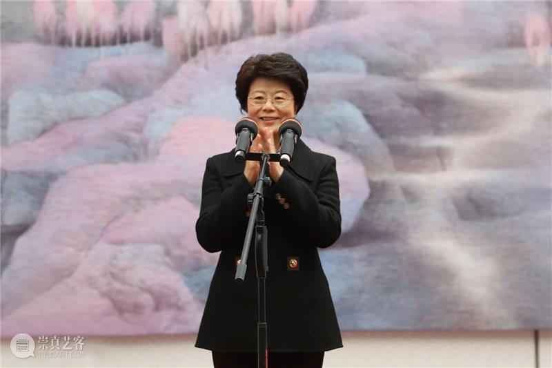 镇海籍画家乐震文个人画展在宁波美术馆开展 镇海 画家 乐震文 个人 画展 宁波美术馆 开幕式 现场 全国佛教协会 副会长 崇真艺客