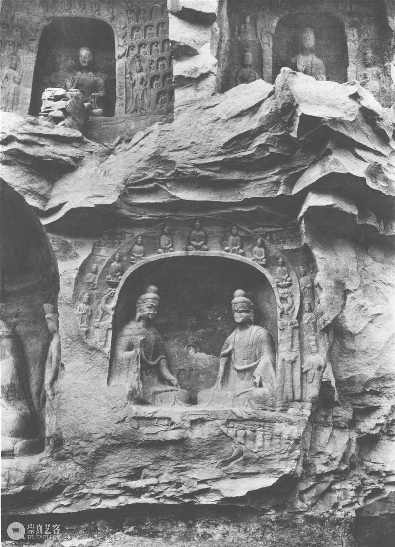 四十年代水野版云冈图集：西端诸窟 云冈 野版 图集 西端石窟 全景 云冈石窟 山西省 大同市西 武周山南 东西 崇真艺客