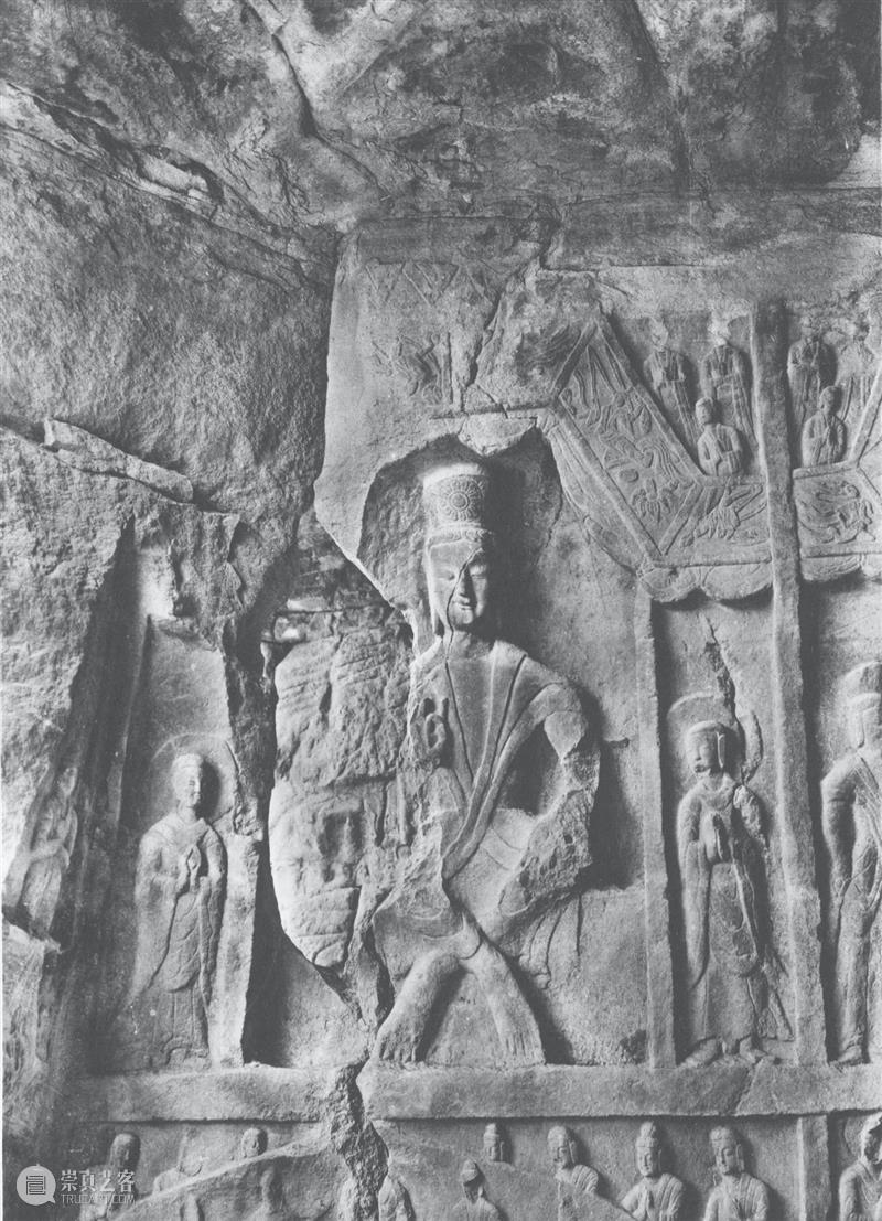 四十年代水野版云冈图集：西端诸窟 云冈 野版 图集 西端石窟 全景 云冈石窟 山西省 大同市西 武周山南 东西 崇真艺客