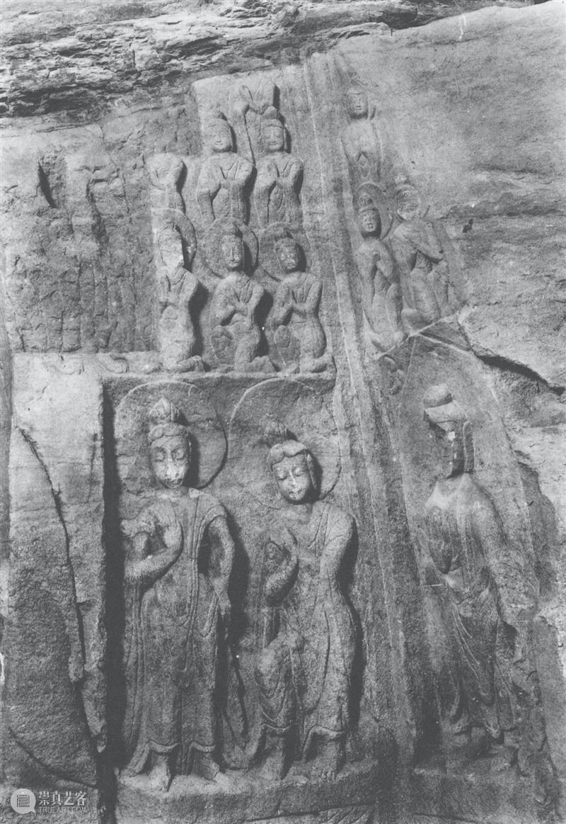 四十年代水野版云冈图集：西端诸窟 云冈 野版 图集 西端石窟 全景 云冈石窟 山西省 大同市西 武周山南 东西 崇真艺客