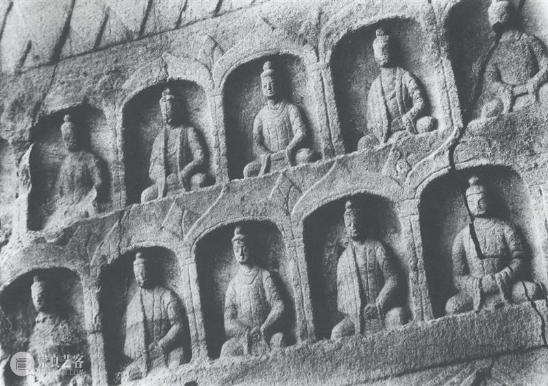 四十年代水野版云冈图集：西端诸窟 云冈 野版 图集 西端石窟 全景 云冈石窟 山西省 大同市西 武周山南 东西 崇真艺客