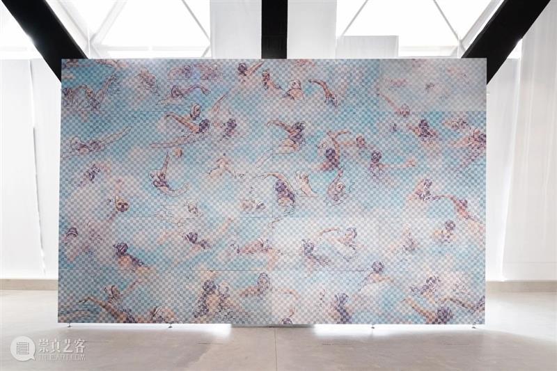 林科 Lin Ke｜参与金鹰美术馆揭幕大展 G Museum ｜作品《游泳》介绍 林科 游泳 作品 Ke｜参与金鹰美术馆 大展 介绍 铝板 Swimming 图片 南京金鹰美术馆 崇真艺客