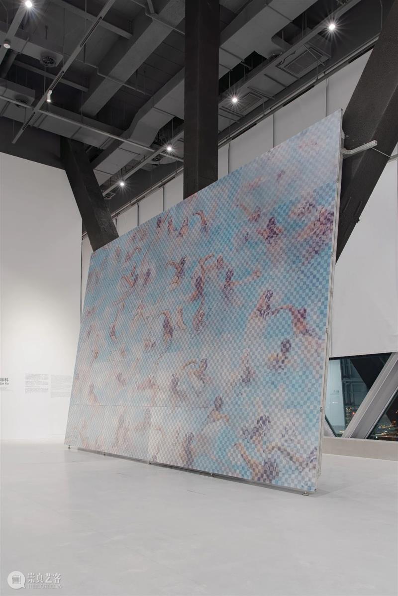 林科 Lin Ke｜参与金鹰美术馆揭幕大展 G Museum ｜作品《游泳》介绍 林科 游泳 作品 Ke｜参与金鹰美术馆 大展 介绍 铝板 Swimming 图片 南京金鹰美术馆 崇真艺客