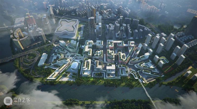 扎哈事务所公布深圳皇岗口岸片区开发方案，‘计算机芯片’状规划 深圳 皇岗口岸 片区 扎哈事务所 方案 计算机 芯片 状规划 未来 扎哈·哈迪德 崇真艺客