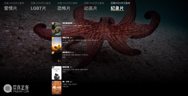 豆瓣2020年度电影榜单，这一年的好电影全在这里了！ 豆瓣 电影 榜单 重磅 高分 佳作 用户 标记 数据 依据 崇真艺客