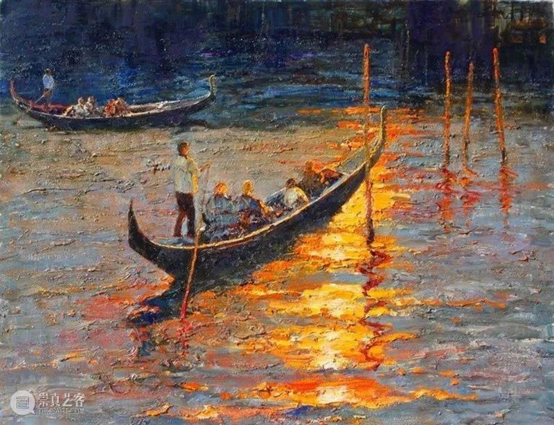 绘画丨艾伦·沃尔顿：色彩浓烈、笔触厚重、风格简约的花卉与风景 风格 绘画 色彩 艾伦·沃尔顿 笔触 花卉 风景 上方 中国舞台美术学会 右上 崇真艺客