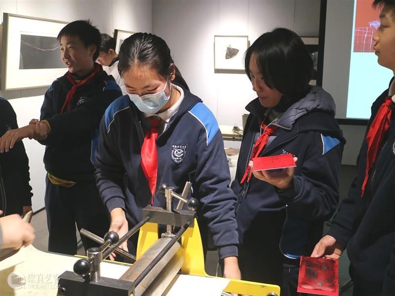 【活动回顾】舌尖上的凹版画 活动 版画 舌尖 美术馆 美术 上海市西南位育中学 初一 初二 年级 部分 崇真艺客