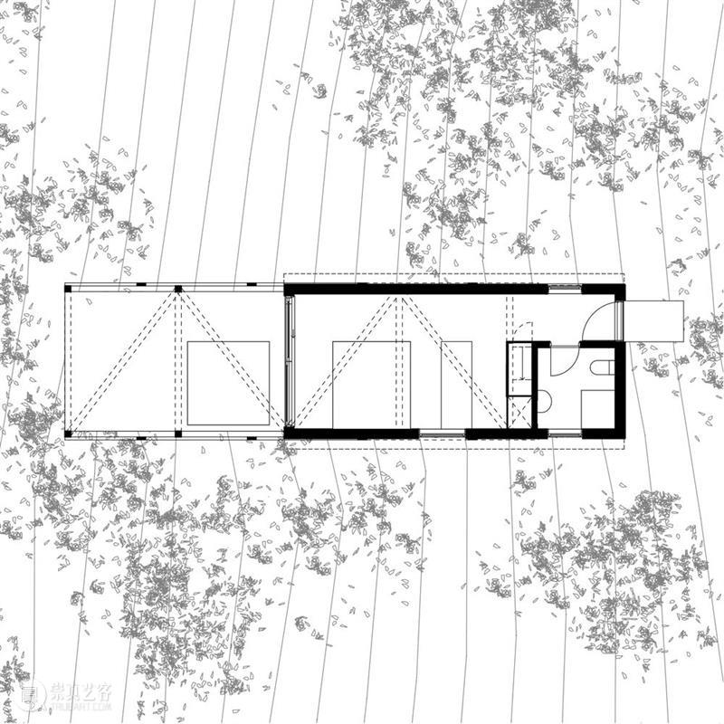 匈牙利“十二支柱”森林度假木屋 / RJZS Architects 支柱 木屋 匈牙利 森林 Balázs DanyZe begény 多瑙河 景致 匈牙利北部 崇真艺客