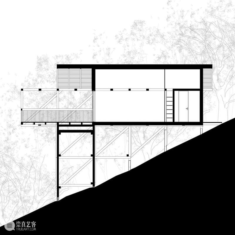 匈牙利“十二支柱”森林度假木屋 / RJZS Architects 支柱 木屋 匈牙利 森林 Balázs DanyZe begény 多瑙河 景致 匈牙利北部 崇真艺客