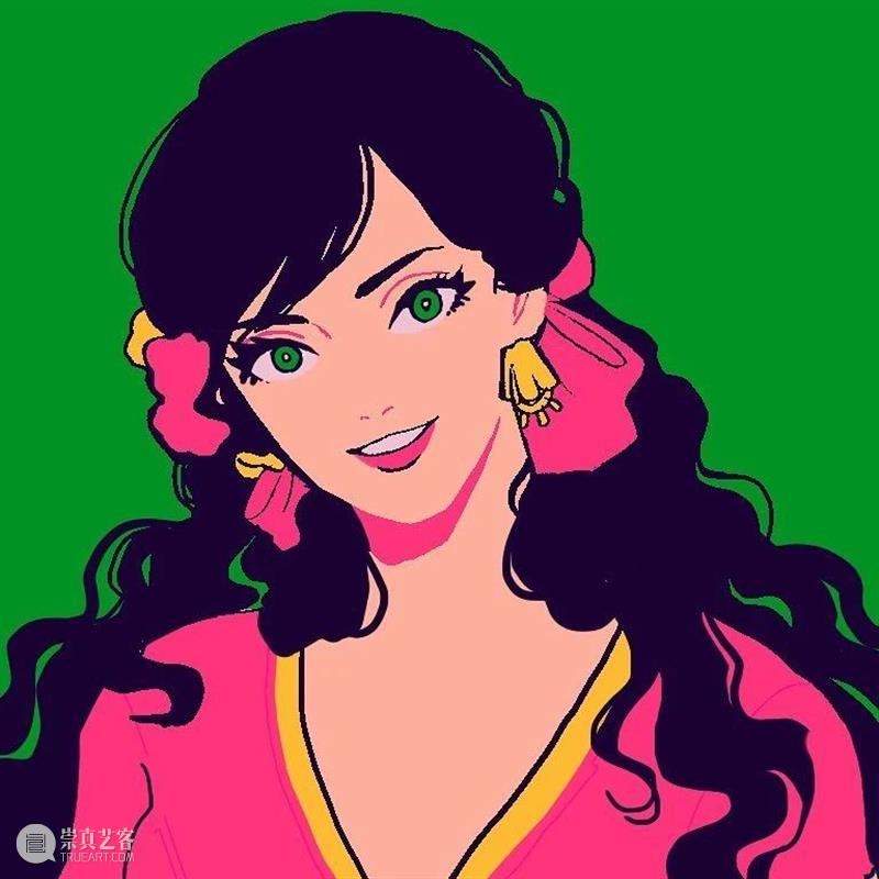 帅气的画风人像 人像 画风 日本 画师 @kamin illust 时尚 画面 主体 女性 崇真艺客