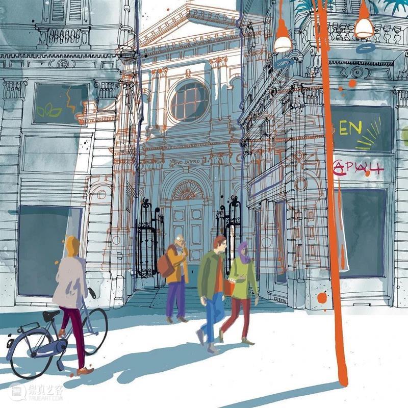 日常生活是城市最美的风景 风景 城市 日常生活 柏林 建筑师 书籍 作家 插画家 Carlo Stanga 崇真艺客