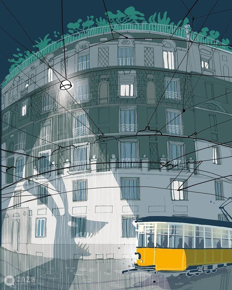 日常生活是城市最美的风景 风景 城市 日常生活 柏林 建筑师 书籍 作家 插画家 Carlo Stanga 崇真艺客
