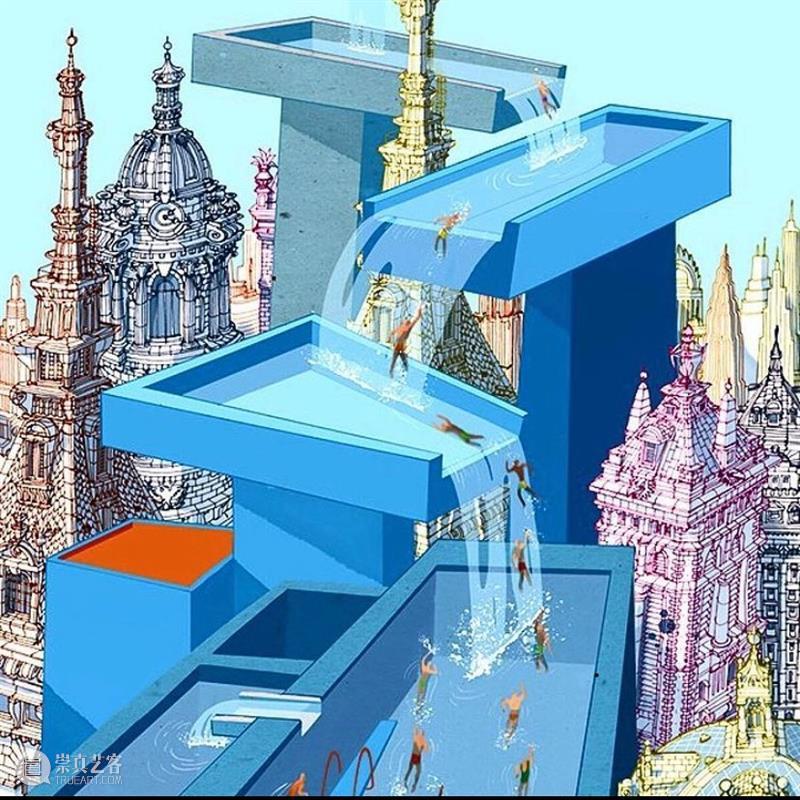 日常生活是城市最美的风景 风景 城市 日常生活 柏林 建筑师 书籍 作家 插画家 Carlo Stanga 崇真艺客