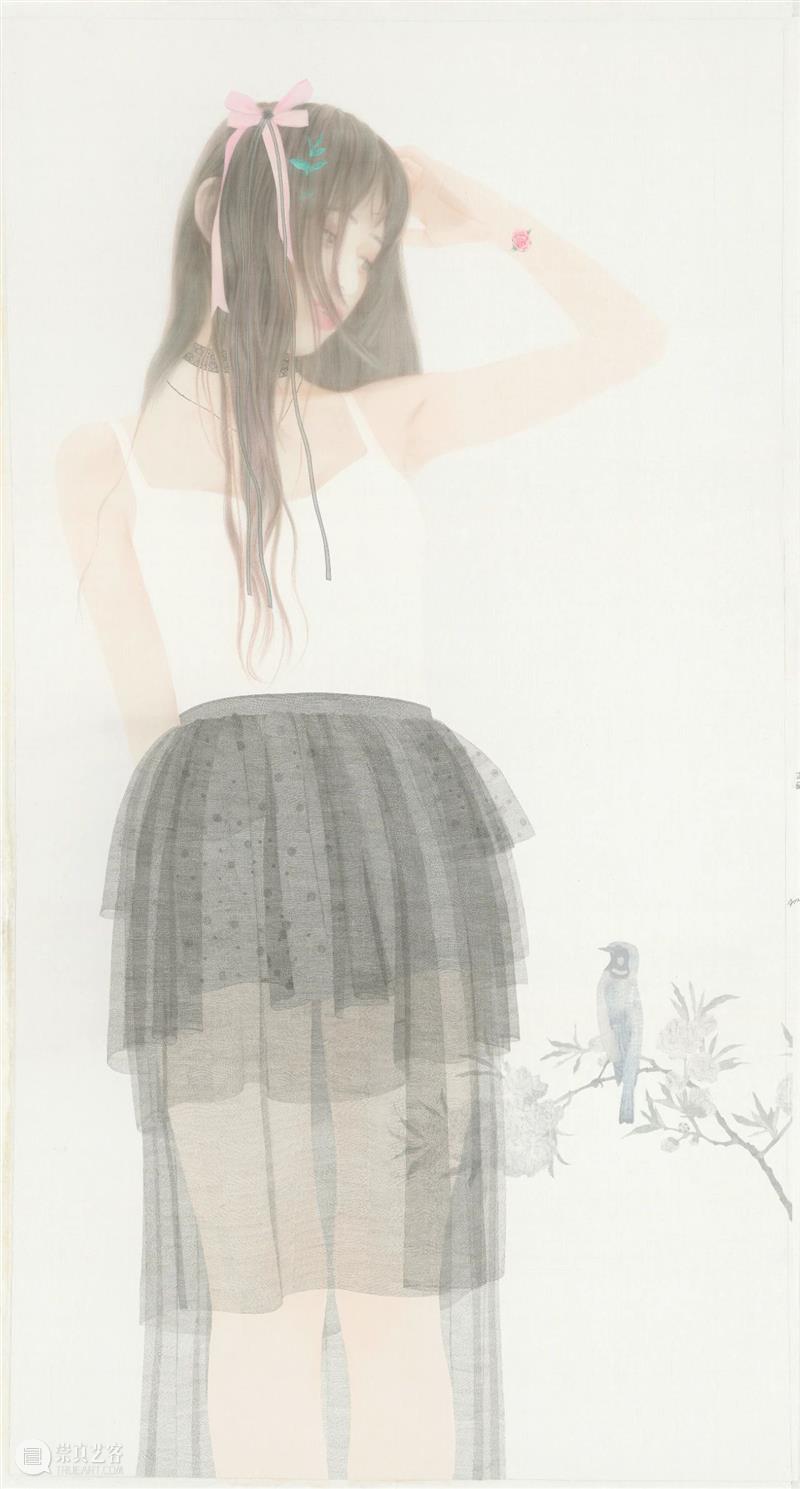 「松」展览 | “传统的复活”中的当代人物画 人物画 当代 中国 人物 模型 战国 时代 帛画 长沙楚墓 人物龙凤帛画 崇真艺客
