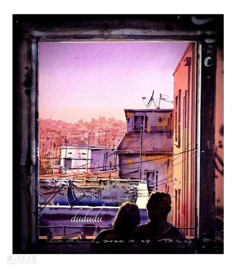 如何将身边风景变成唯美的水彩画面? 风景 水彩 身边 画面 照片 都市 风光 视角 都光掠影 训练营 崇真艺客