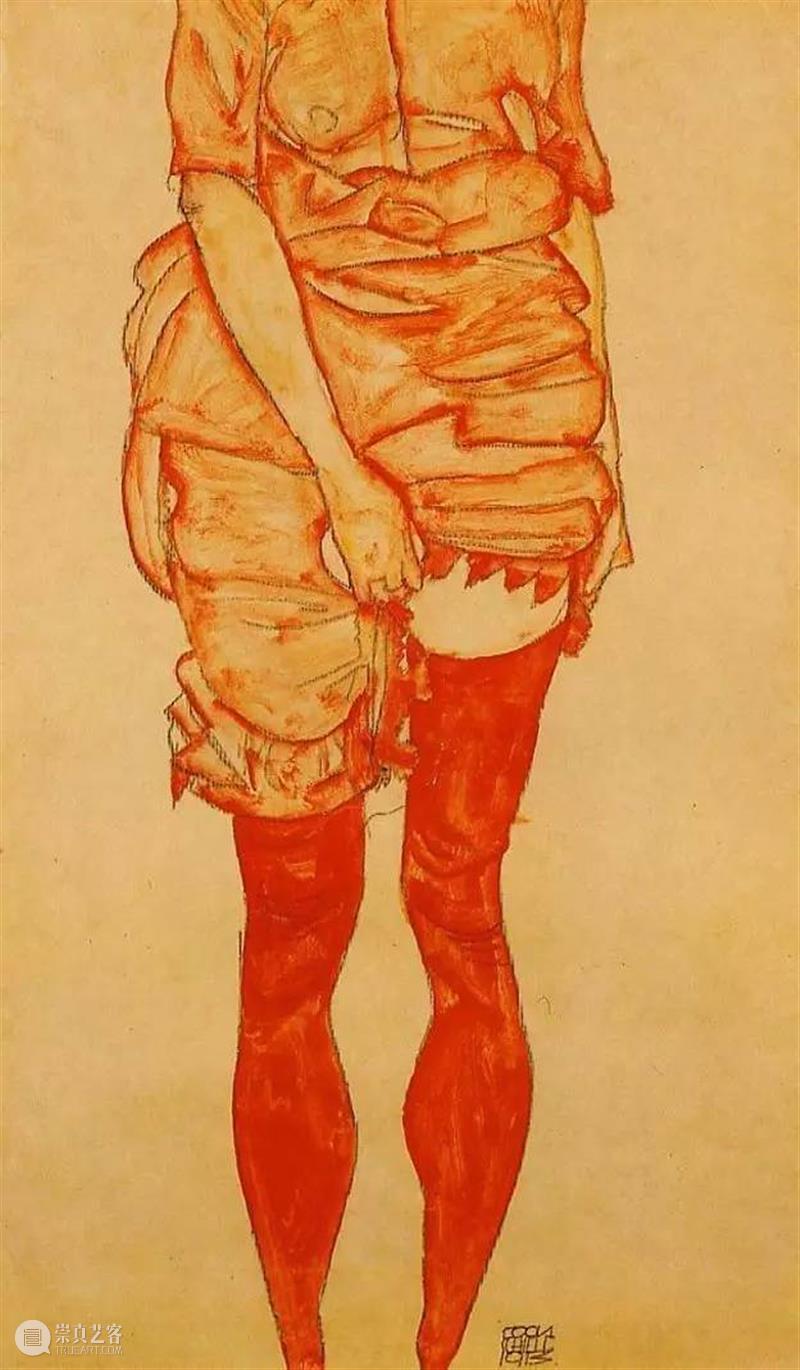 埃贡·席勒1918年10月31日因流感病逝年仅28岁 崇真艺客