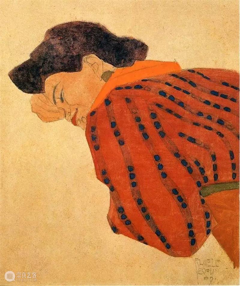 埃贡·席勒1918年10月31日因流感病逝年仅28岁 崇真艺客