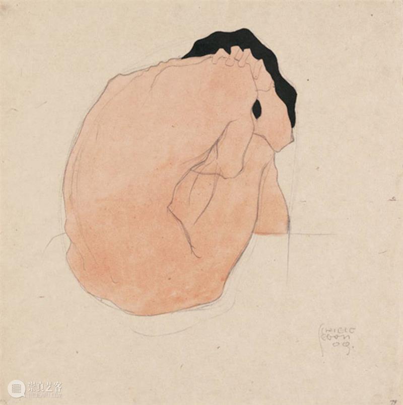 埃贡·席勒1918年10月31日因流感病逝年仅28岁 崇真艺客