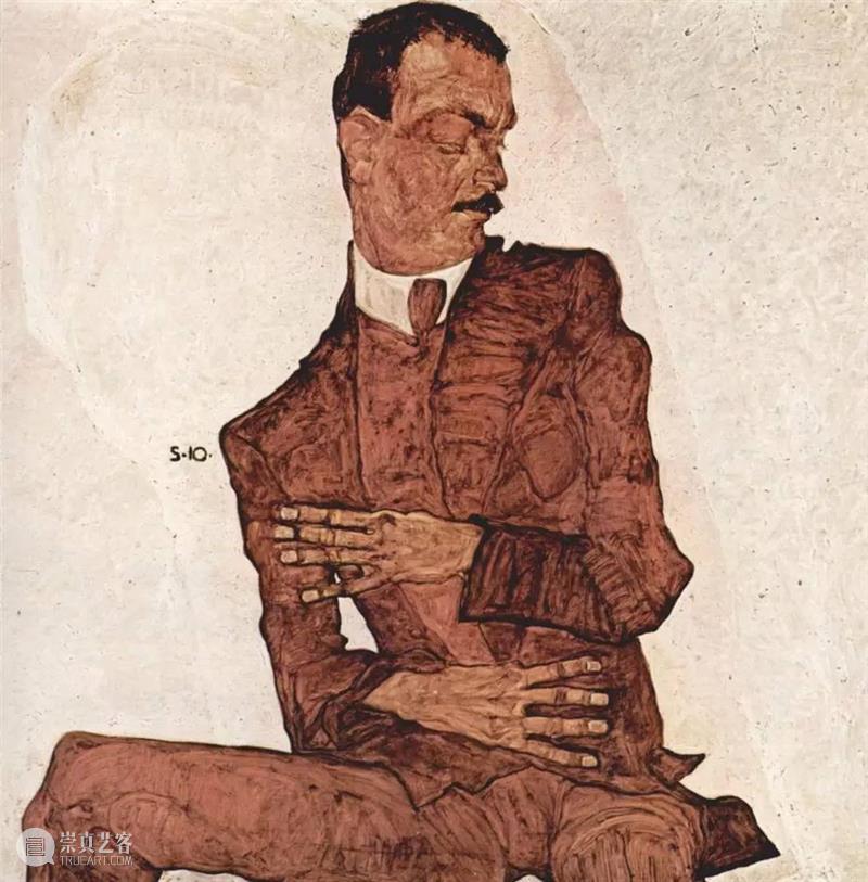 埃贡·席勒1918年10月31日因流感病逝年仅28岁 崇真艺客