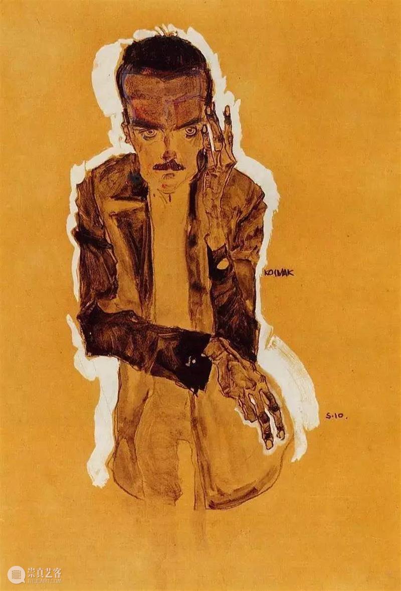 埃贡·席勒1918年10月31日因流感病逝年仅28岁 崇真艺客