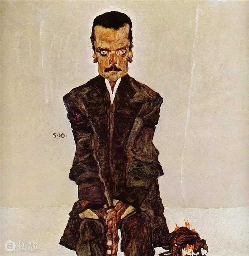 埃贡·席勒1918年10月31日因流感病逝年仅28岁 崇真艺客