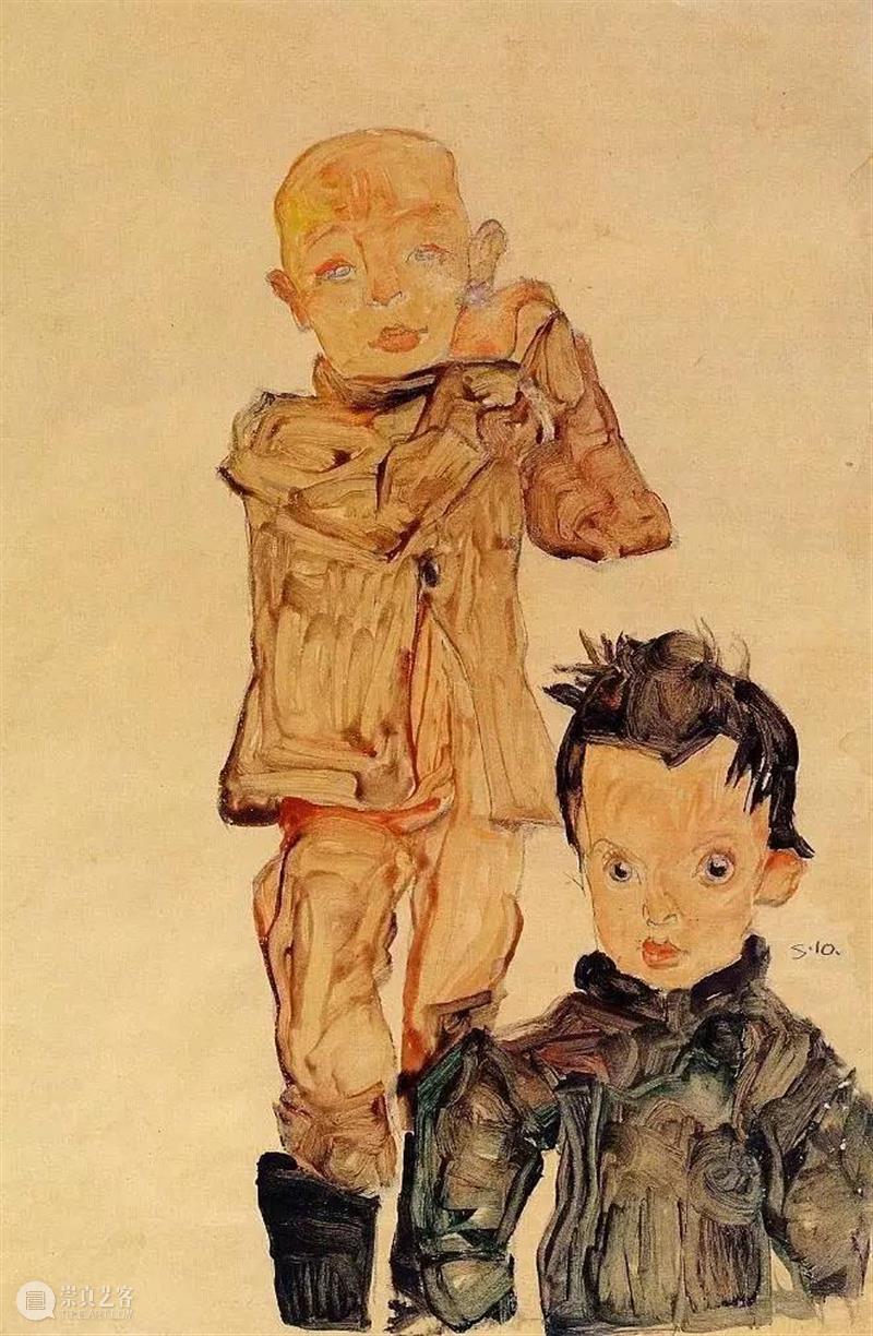 埃贡·席勒1918年10月31日因流感病逝年仅28岁 崇真艺客