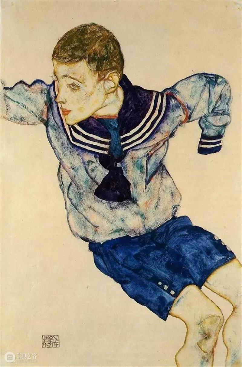 埃贡·席勒1918年10月31日因流感病逝年仅28岁 崇真艺客