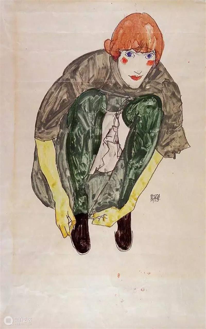 埃贡·席勒1918年10月31日因流感病逝年仅28岁 崇真艺客