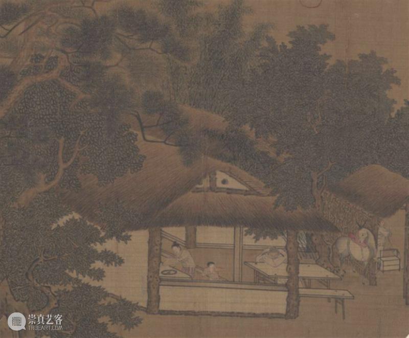 古代母亲的一天 母亲 古代 大宋 客店 窗外 晓月 征人晓发图 南宋 佚名 故宫博物院 崇真艺客