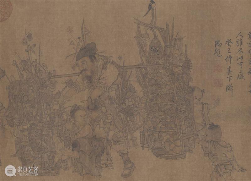 古代母亲的一天 母亲 古代 大宋 客店 窗外 晓月 征人晓发图 南宋 佚名 故宫博物院 崇真艺客