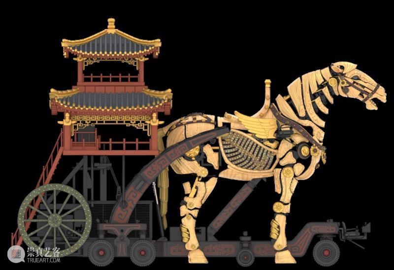 震撼！巨型东方仿生神兽出现！ 东方 神兽 肖迪 肖将军 国古+机械朋克 倡导者 国内 动力 机械 装置 崇真艺客