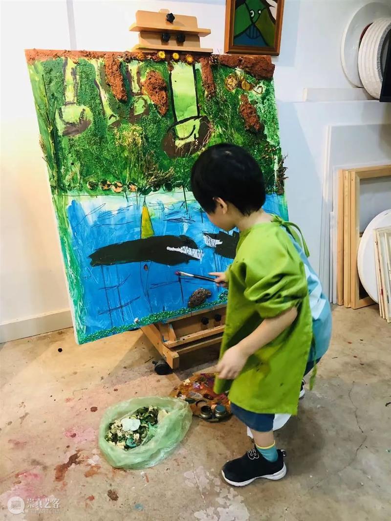 今日美育 丨一平米的油画究竟有多少秘密? 油画 美育 秘密 节气 天气 艺术 孩子们 今日美术馆 冬令营 小朋友们 崇真艺客