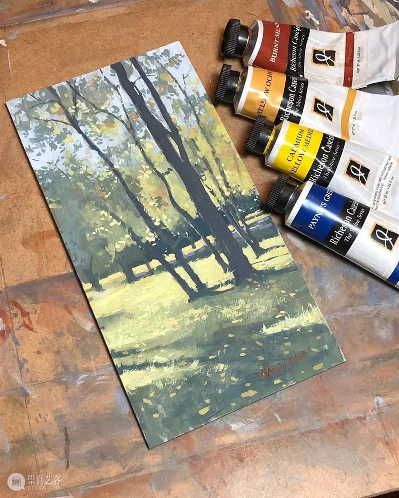 讲真，这样细腻温柔的风景画，你一定会爱上！—— Gareth Jones 风景 Jones END 崇真艺客