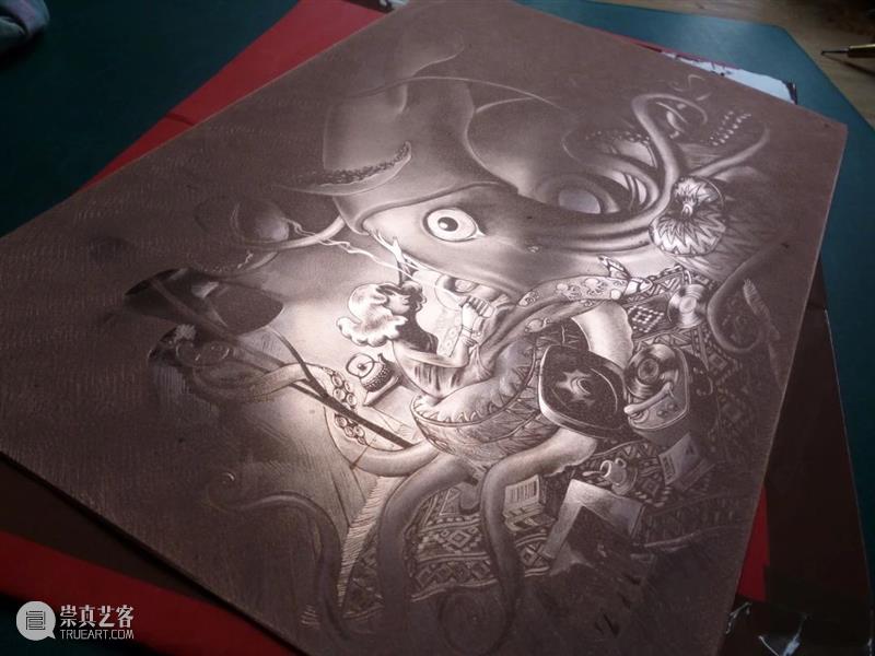 【线上展厅第十期】第六届上海铜版画展——国际美柔汀特展艺术家解读 崇真艺客