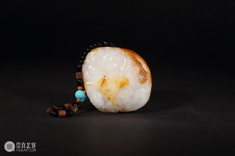 敬华网拍丨当代玉器专场25 敬华 玉器 专场 二维码 预展 艺术 空间 三楼 和田玉荷塘情趣 挂件 崇真艺客
