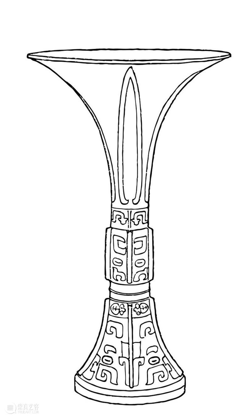 一分钟认识一种青铜酒器——觚 青铜 酒器 饮酒器 特征 中间 顶部 足部 喇叭状 器型 新石器 崇真艺客