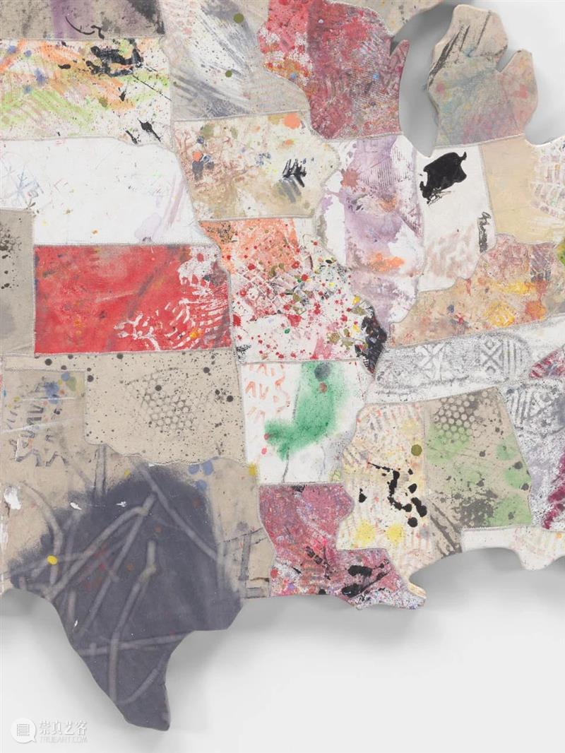 今日生日 ｜ 奈特·娄曼（Nate Lowman） 奈特 娄曼 Lowman 生日 卓纳 画廊 纱富步道 Shuffleboardwalk 油彩 醇酸树脂基颜料 崇真艺客