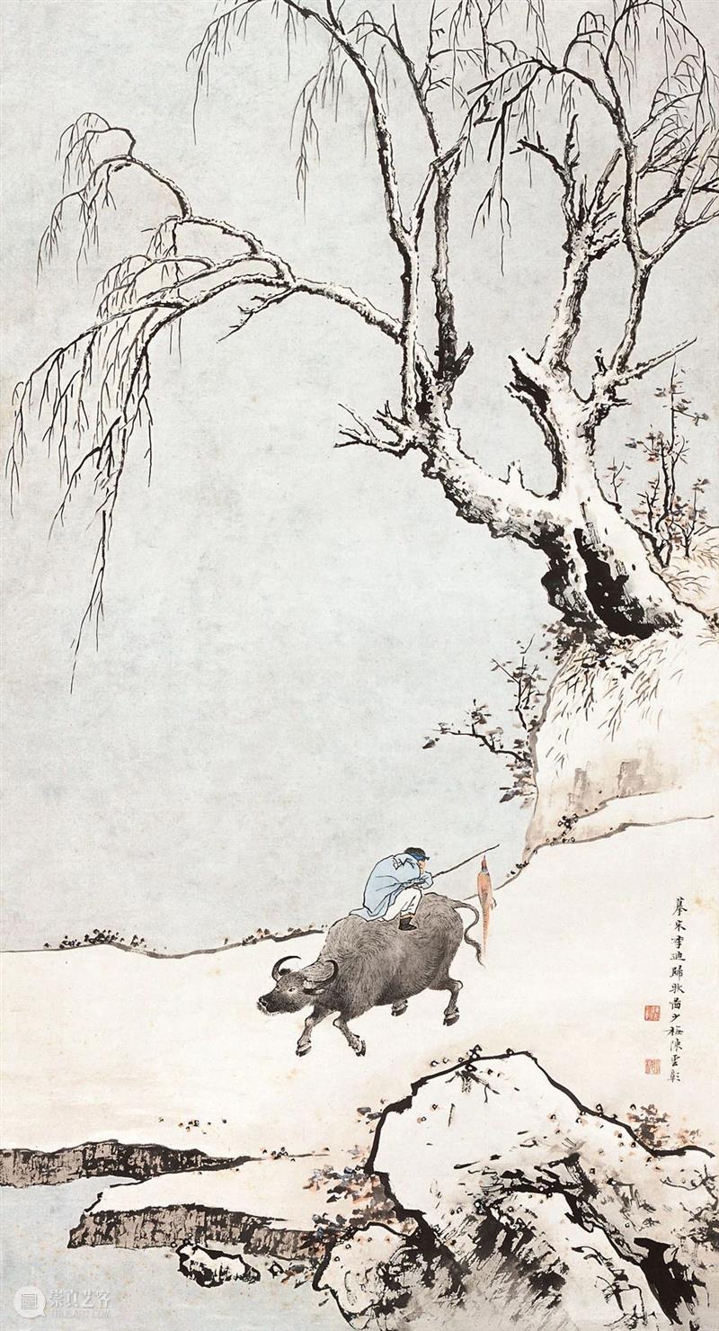 瑞雪兆丰年 瑞雪兆丰年 大家 张伯驹 中国 雪景 山水画 唐王维 安史之乱 唐玄宗 扈从 崇真艺客