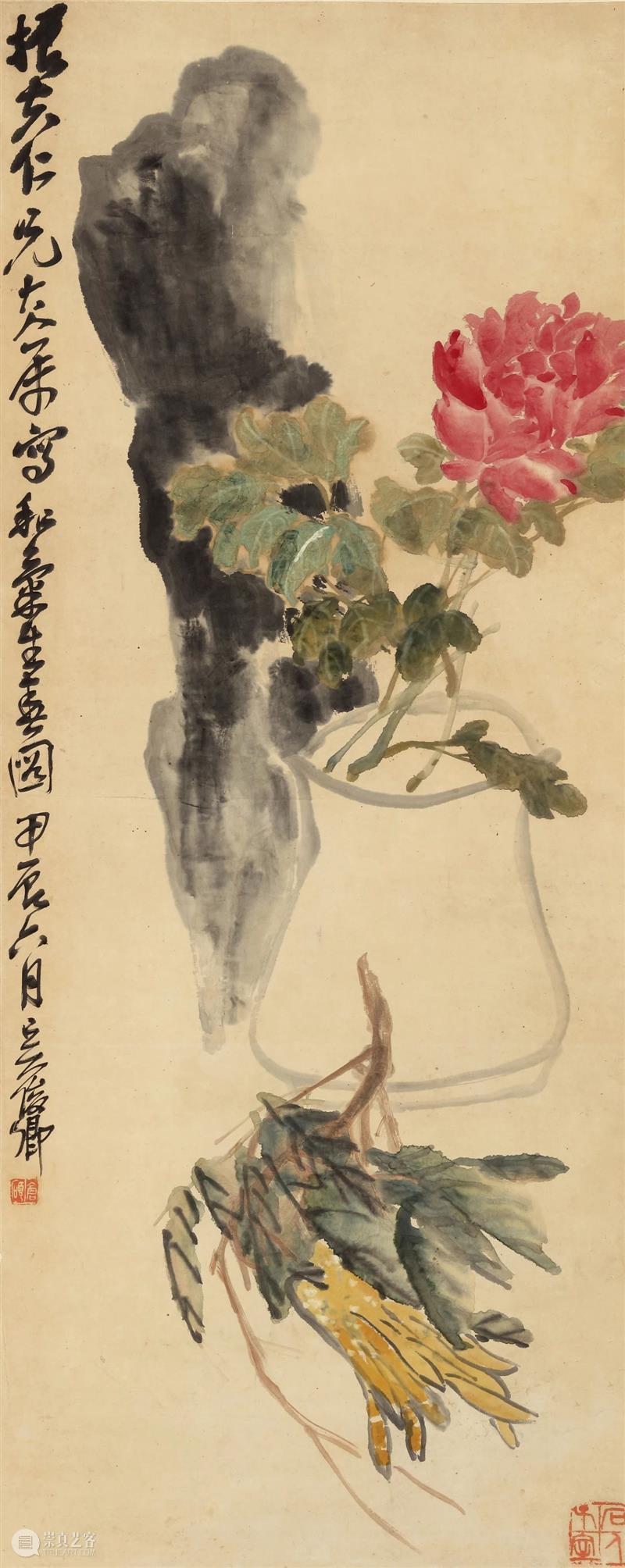 立春 | 万物伊始，静待花开 万物 Feb 吴昌硕 春图 拍卖会 成交价 RMB 碧玉妆 绿丝绦 细叶 崇真艺客