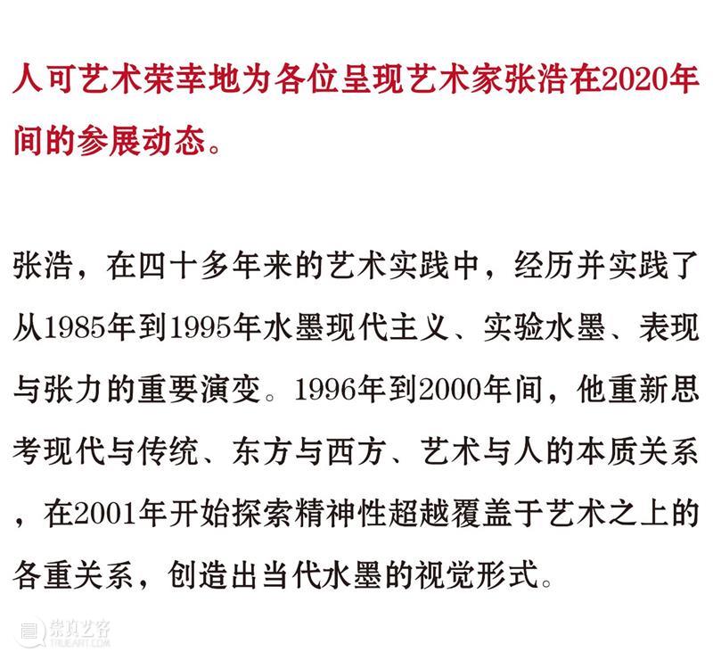 艺术家年度动态 | 张浩 2020 张浩 艺术家 年度 动态 南京师范大学美术学院美术馆 南京 详情 展讯 未来 历史学 崇真艺客