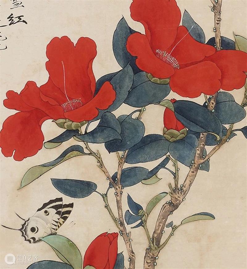 腊前风物已知春 — 于非闇《拟宋人滇南山茶蝴蝶》 风物 于非闇 拟宋人滇南山茶蝴蝶 糖瓜粘 灶君 老爷 北方地区 小年 氛围 习俗 崇真艺客