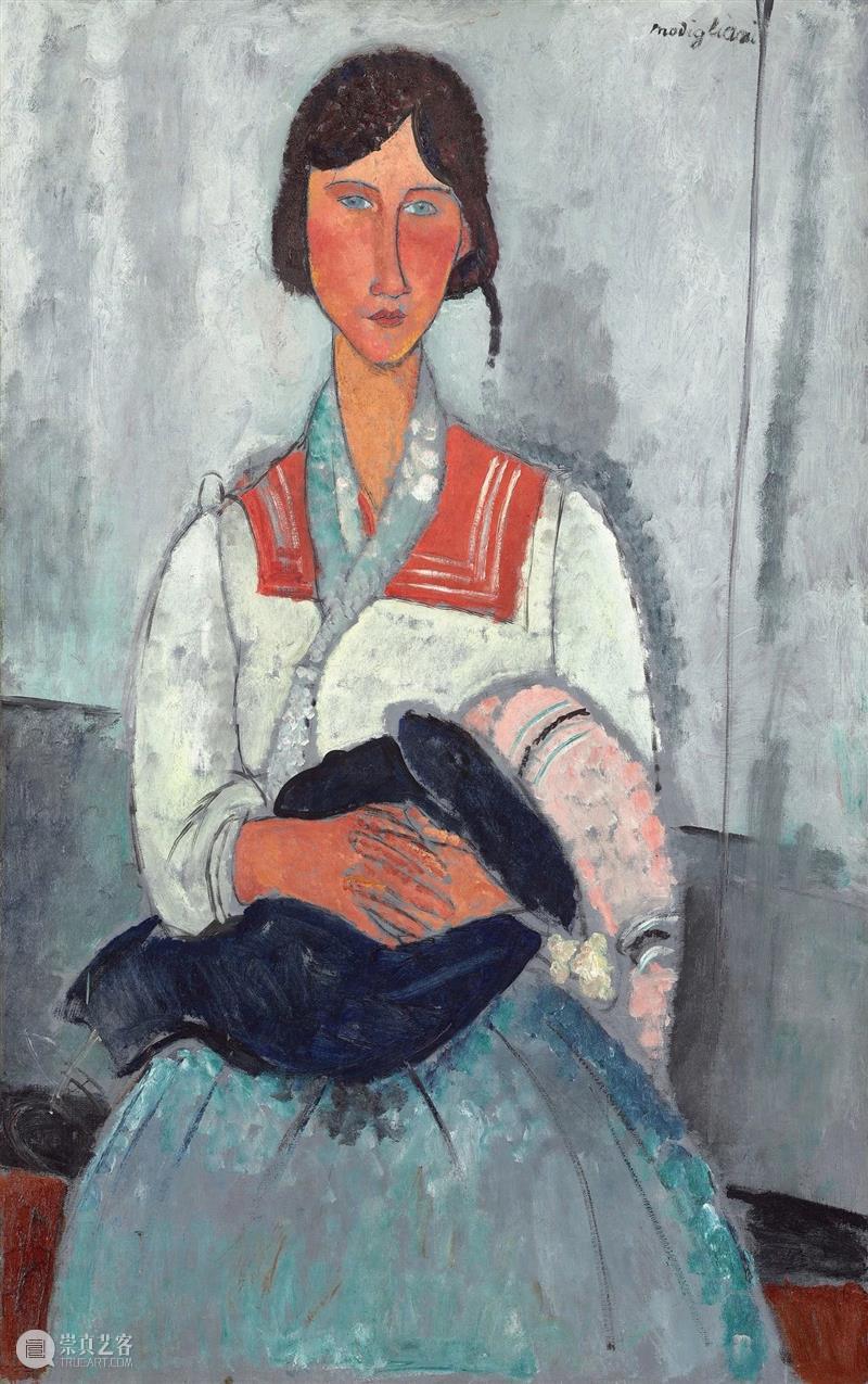 绘画丨莫迪里阿尼 高清作品全集 莫迪里阿尼 绘画 作品 全集 阿梅 代奥 意大利 画家 法国 巴黎画派 崇真艺客