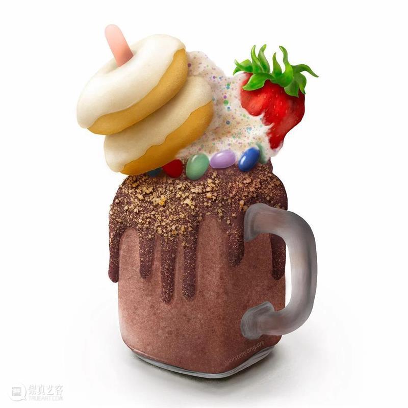 真想知道他是拿什么画的，竟然可以把食物的“ 油腻感 ”表现出来 ！ 食物 油腻感 END 崇真艺客