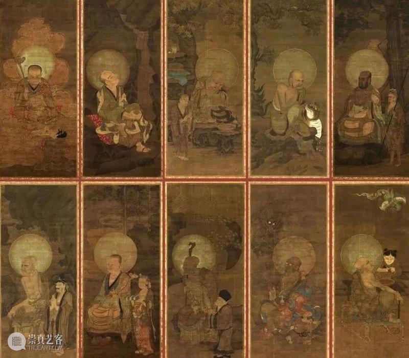 南宋金大受绘罗汉超清原图免费分享 南宋 金大 罗汉超 原图 网址 网盘 二维码 pref 阿罗汉 简称 崇真艺客