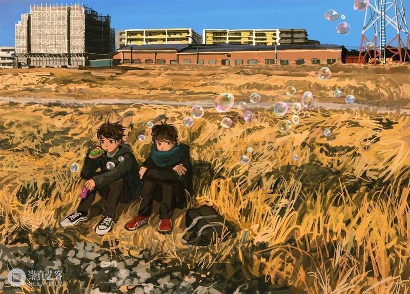 少年与爱永不老去 少年 日本 插画师 笔下 青葱 画风 风格 记忆 心弦 作品 崇真艺客